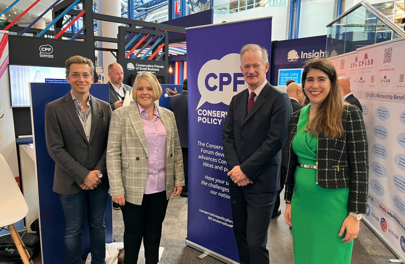 Emma attends CPC22 CPF stand