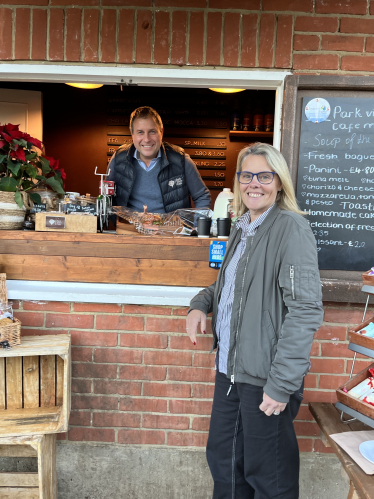 Emma visits Eric at Park View Cafe in Alexandra Park 